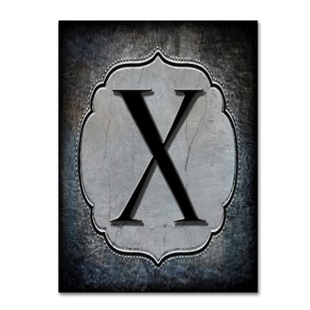 LightBoxJournal 'Letter X' Canvas Art,18x24